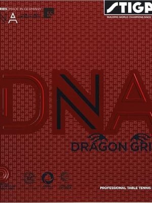 STIGA DNA Dragon Grip – Pro Table Tennis Rubber (Black 2.3 MAX)