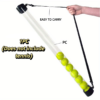 SPP Portable Tennis Ball Bag with Shoulder Strap Clear PC Material Holds 12/15/18 Balls Court & Home Use