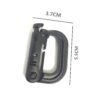 Carabiner Hook Tactical Backpack D-Ring Clip Military EDC Outdoor Buckle