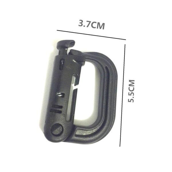 Carabiner Hook Tactical Backpack D-Ring Clip Military EDC Outdoor Buckle