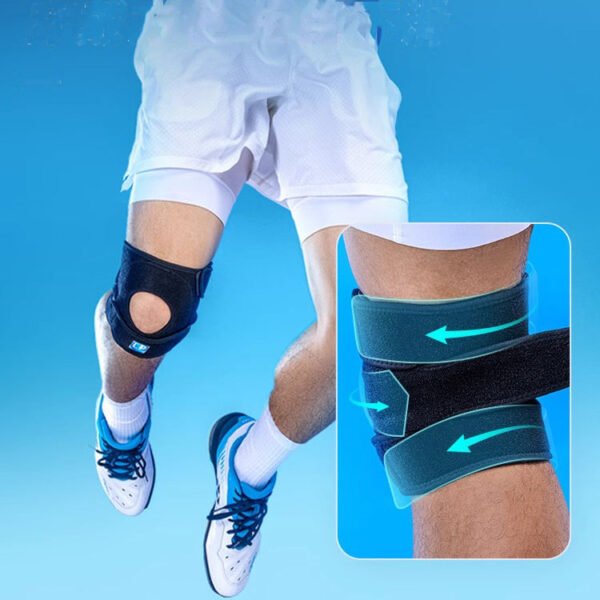LP Sports Knee Support 791CN – Open-Patella Strap for Dynamic Knee Stabilization