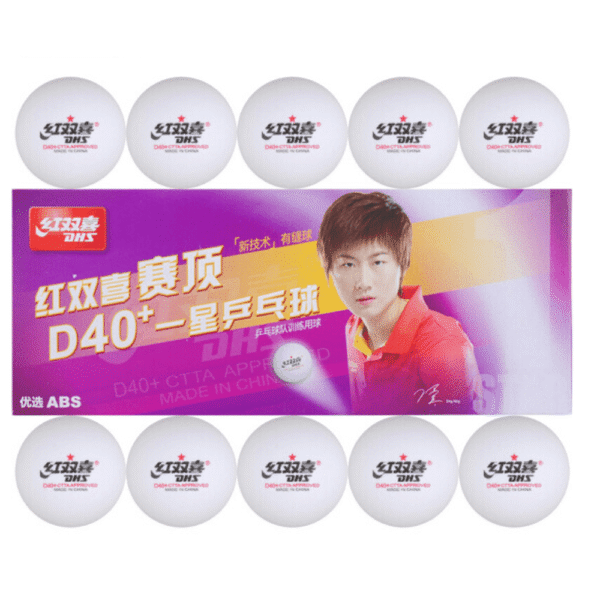 DHS 1 star D40+ Table Tennis ball