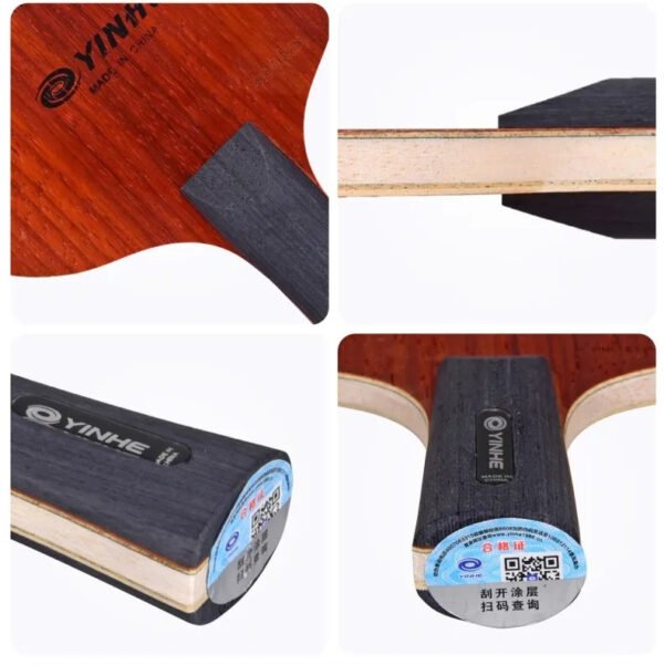 YINHE T-9 PRO Red Rosewood Surface Material Table Tennis Blade