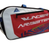 IVUNDER ARBEITER Badminton Sport Bag(WABAG001)White and Red 9PC