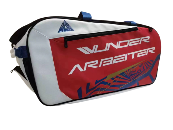 IVUNDER ARBEITER Badminton Sport Bag(WABAG001)White and Red 9PC