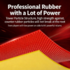 SPP Universal Table Tennis Rubber PingPong Bat Replacement Rubbers Black/Red Universally Suitable for Beginners