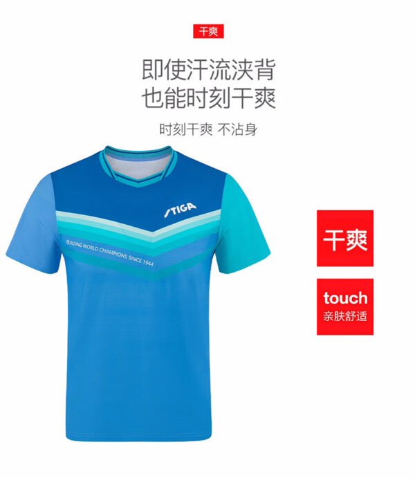 STIGA 25 New Table Tennis Wear T-Shirt CA-S1A