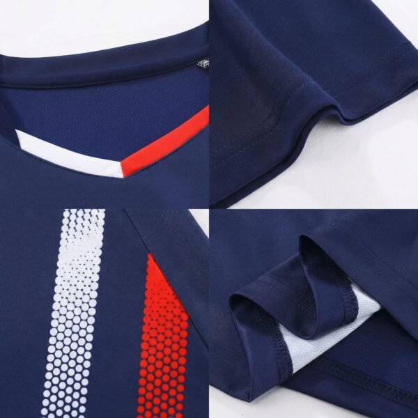 Men Women Quick-Dry Mesh Sports T-Shirt Breathable for Badminton Table Tennis Basketball Gym Training