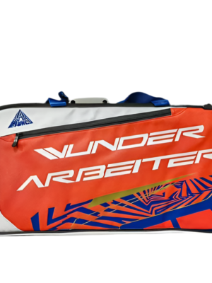 IVUNDER ARBEITER Badminton Sport Bag(WABAG001)White and Red 9PC