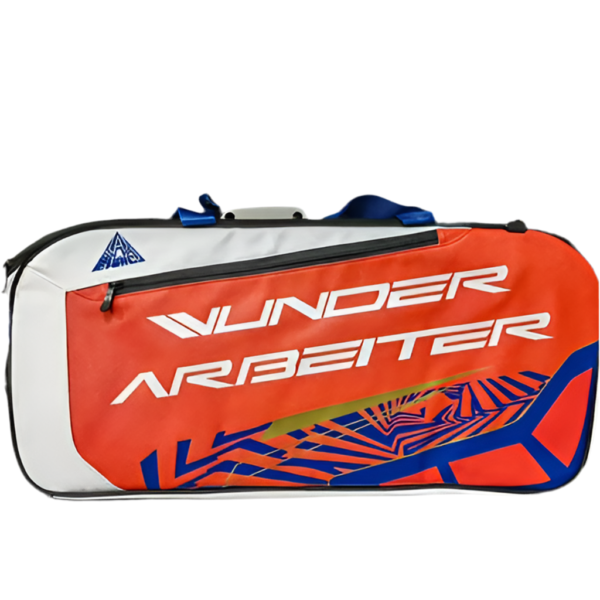 IVUNDER ARBEITER Badminton Sport Bag(WABAG001)White and Red 9PC