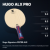 XIOM Classic Wood Hugo Calderano Table Tennis Blade  ALX PRO