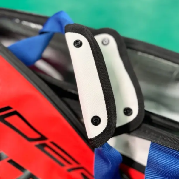 IVUNDER ARBEITER Badminton Sport Bag(WABAG001)White and Red 9PC