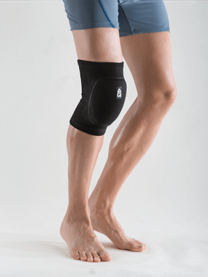 AQ  Pair of Knee Pad Compression Sleeve for Support and Protection For Sports and Activities like Wrestling, Volleyball, Lacrosse Gardening, Home Work. Left and Right Knee