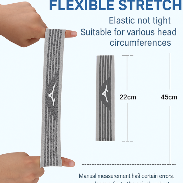 MIZUNO Sports Hair Band - Antiperspirant Band, Running Sweat Dissipation Headband