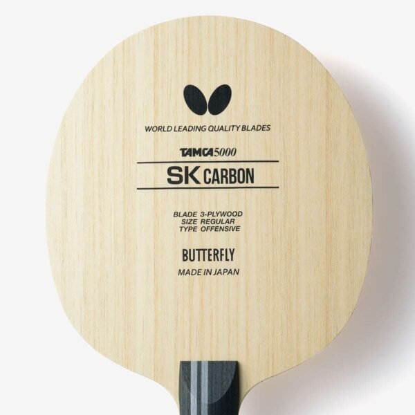 Butterfly SK Carbon Table Tennis Blade - TAMCA 5000 Carbon Fiber Blade