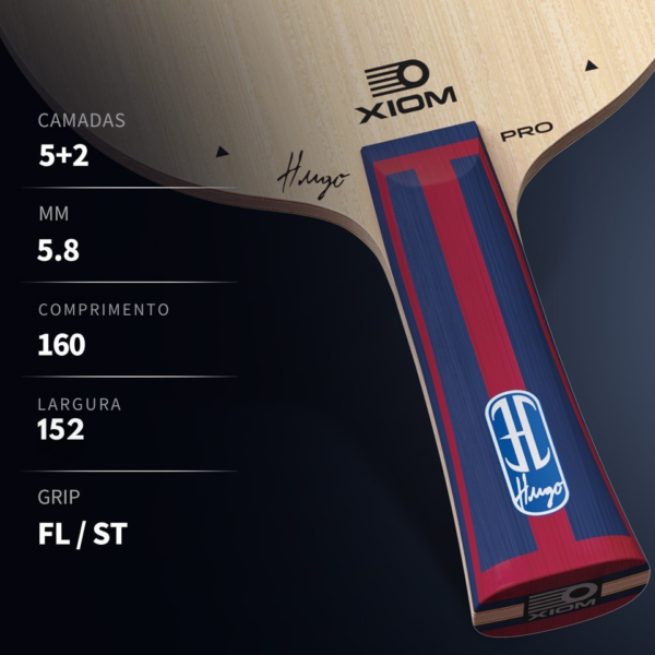 XIOM Classic Wood Hugo Calderano Table Tennis Blade  ALX PRO