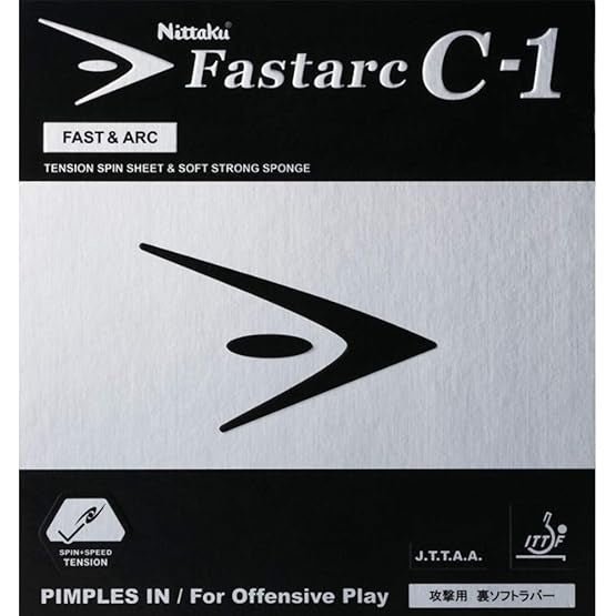 Nittaku Table Tennis Rubber Fastark C1 Soft Back 2.0mm