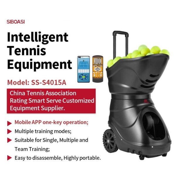 SIBOASI Automatic Tennis Ball Machine S4015A