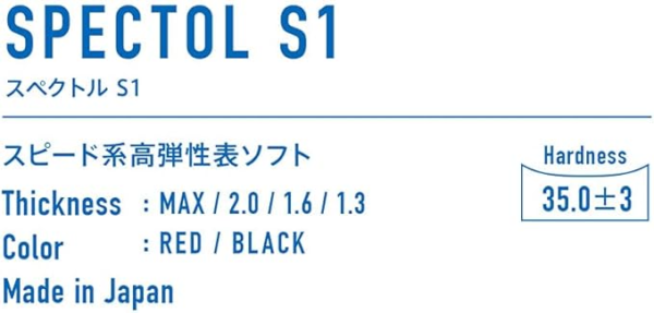 VICTAS - SPECTOL S1 - Table Tennis Rubber