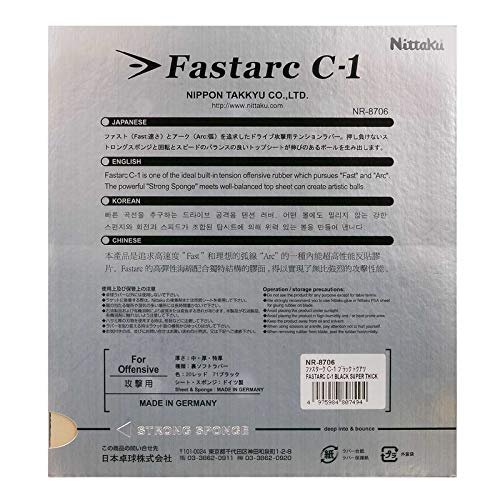 NITTAKU Fastarc C1 Table Tennis Rubber