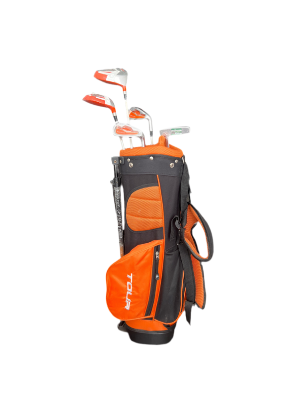 CLEARANCE SALE DUNLOP Junior'S GOLF SET D GC TOUR GR 5-8 YRS ORANGE RH 515101D(2wood, 2 iron and one push)