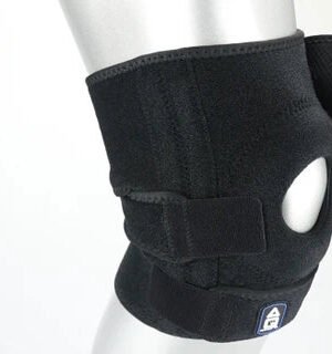 AQ Knee Protector Running Hiking Basketball Badminton Fitness Sports Protections Men's and Women's Adjustable Reinforced Meniscus Knee Pads 50561SP