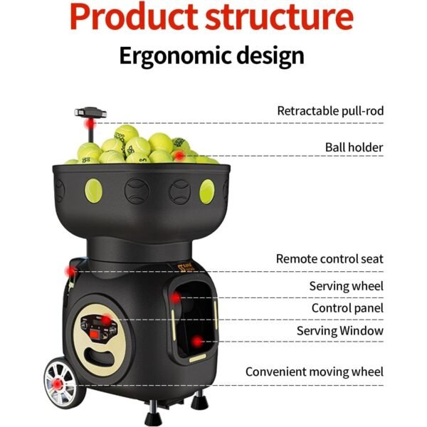 SIBOASI Automatic Tennis Ball Machine  T7