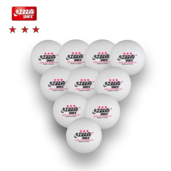 DHS 3 Star D40+ Table Tennis Balls