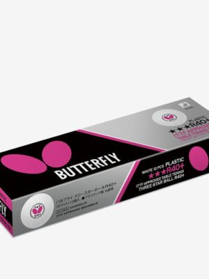 63b765ea-57ec-4985-a4ac-bde1a873004b.jpg Butterfly 3 Star Table Tennis Balls R40+ White