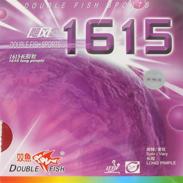 Double Fish Long Pips-Out Table Tennis Ping Pong Rubber 1615