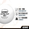 GEWO 6 Ball Seamless Maximum Round Table Tennis Ball