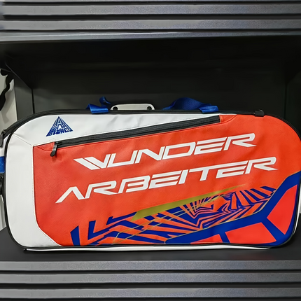 IVUNDER ARBEITER Badminton Sport Bag(WABAG001)White and Red 9PC