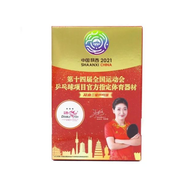 Double Fish Table tennis 3 stars V40+ WTT ITTF