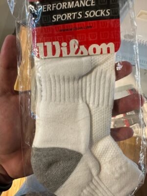 WILSON Short Sport Sock WRYXS083 W/GY