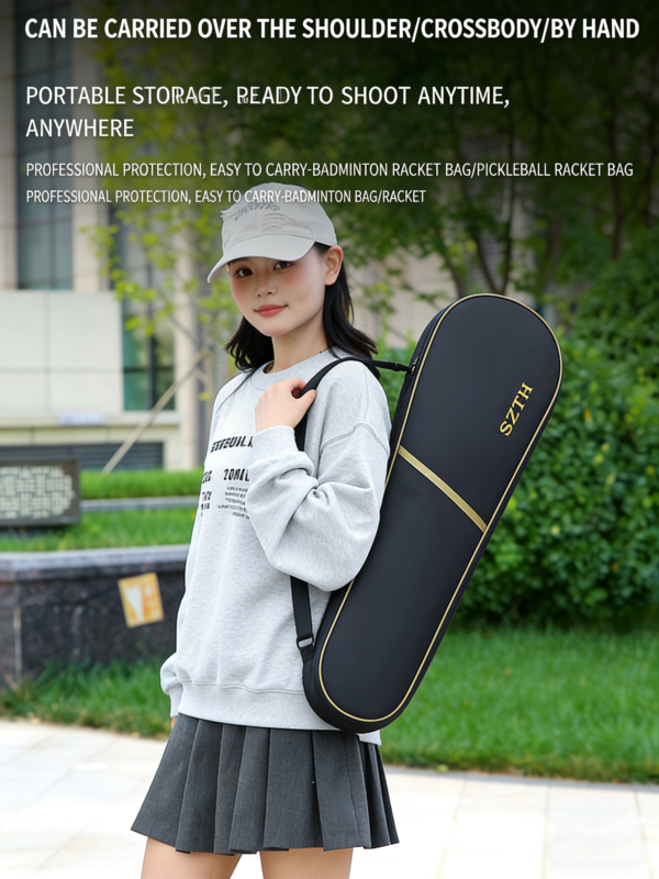 8_3423bcf8-5e1f-4268-960b-4c57bb03593f.png SPP Multifunctional Single Shoulder Sports Bag Fits Badminton Tennis Table Tennis Equipment