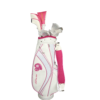 CLEARANCE SALE (The Club Cover Is Aging And Peeling)DUNLOP WOMEN'S GOLF SET TOUR PINK 517003D(3 wood, 7 iron and one push)