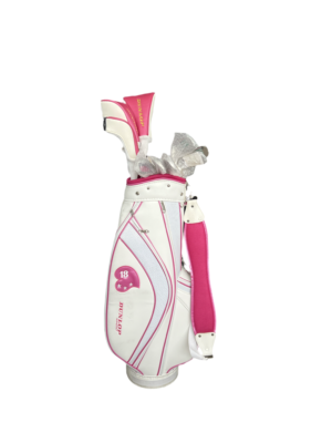 CLEARANCE SALE (The Club Cover Is Aging And Peeling)DUNLOP WOMEN'S GOLF SET TOUR PINK 517003D(3 wood, 7 iron and one push)