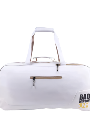 JNM Badminton Sport Bag (BAG-004)White Large Capacity 9PC
