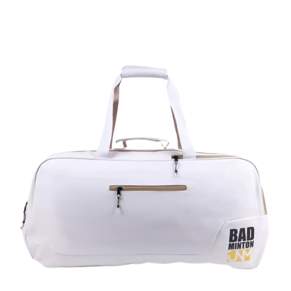 JNM Badminton Sport Bag (BAG-004)White Large Capacity 9PC