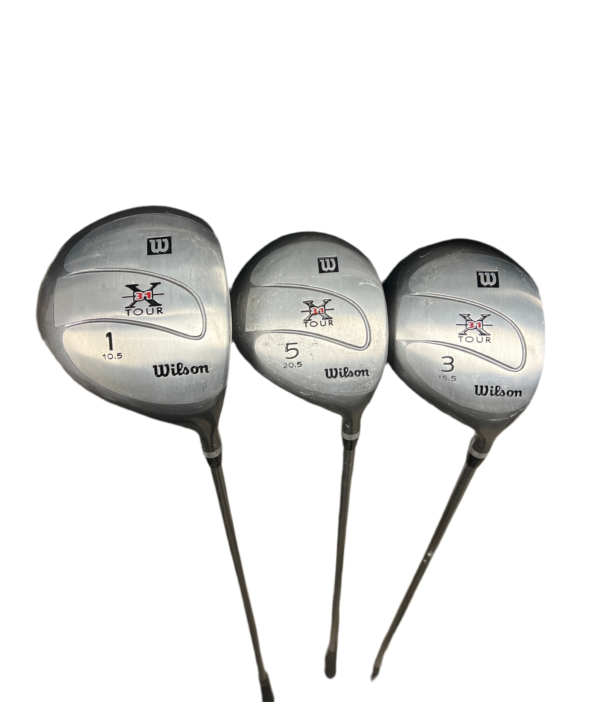 CLEARANCE SALE WILSON MEN'S GOLF SET TOUR (3 wood, 5 iron No Rod Bag)