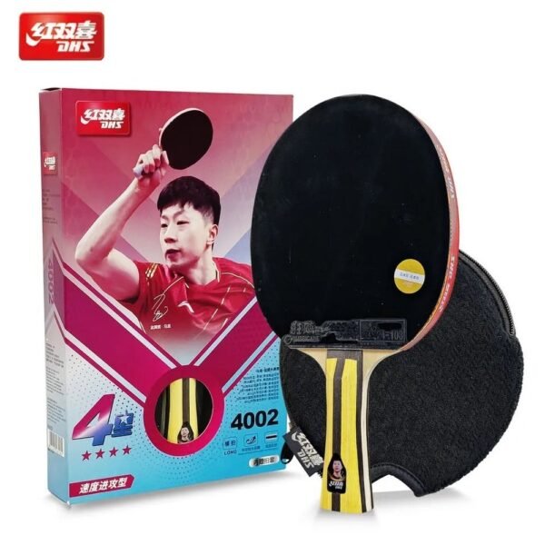 DHS-4-Star-H4002-H4006-T4006Table-Tennis-Bat-Racke-1.jpg DHS 4 Star Table Tennis Bat Racket(Hurricane 3 + G888 Rubber)