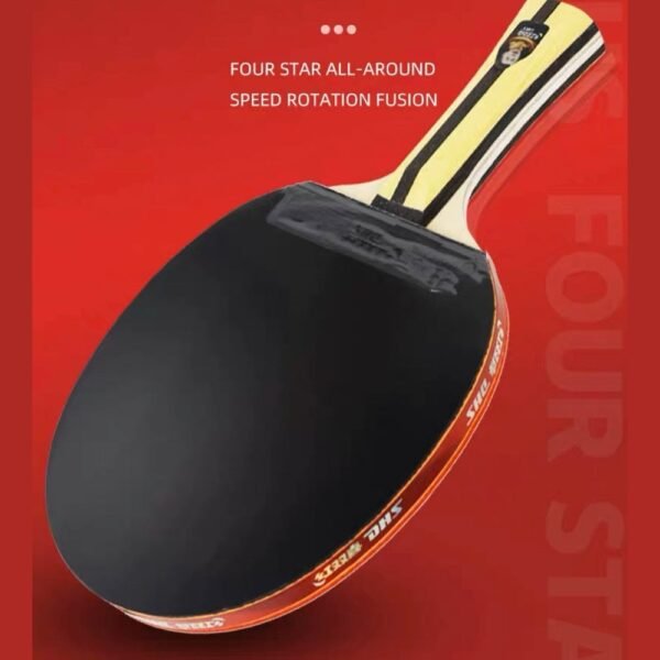 DHS-4-Star-H4002-H4006-T4006Table-Tennis-Bat-Racke-4.jpg DHS 4 Star Table Tennis Bat Racket(Hurricane 3 + G888 Rubber)