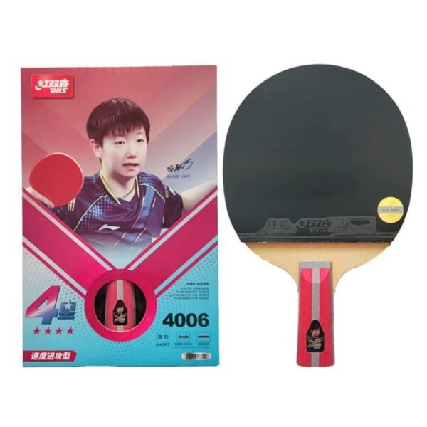 DHS-4-Star-H4002-H4006-T4006Table-Tennis-Bat-Racke-7.jpg DHS 4 Star Table Tennis Bat Racket(Hurricane 3 + G888 Rubber)