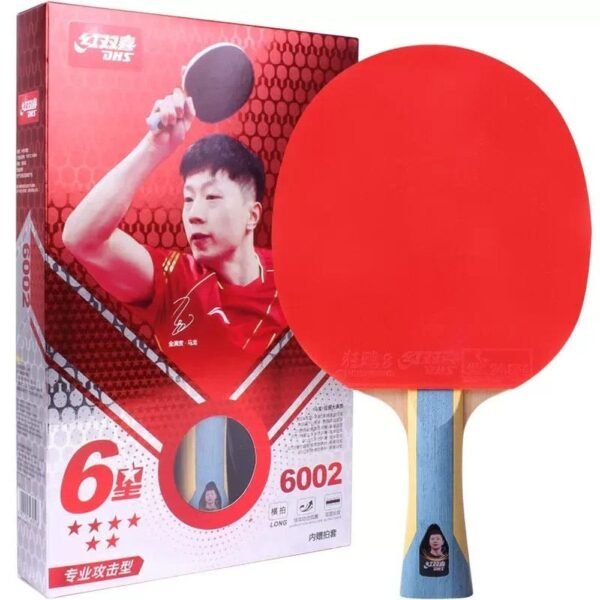 DHS 6 Star Table Tennis Bat Racket Ping Pong Free Bat Case(6002/6006)