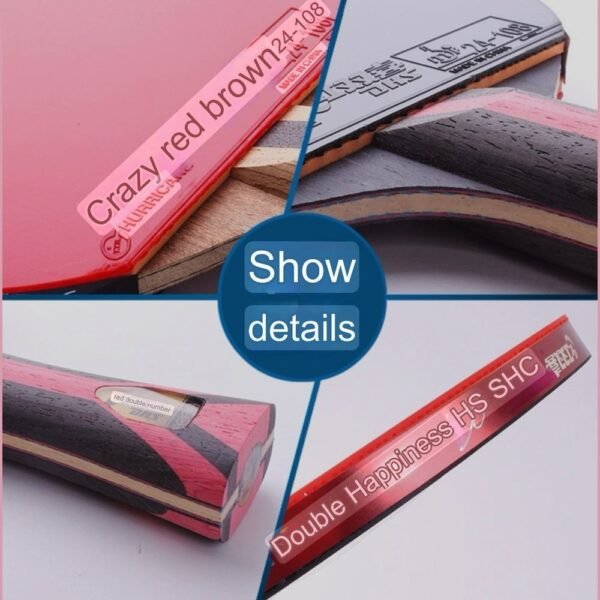 DHS 8 Star 8002 8006 Table Tennis Bat Racket