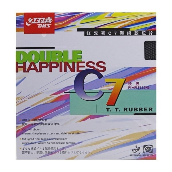 DHS C7 table tennis rubber Short piper out