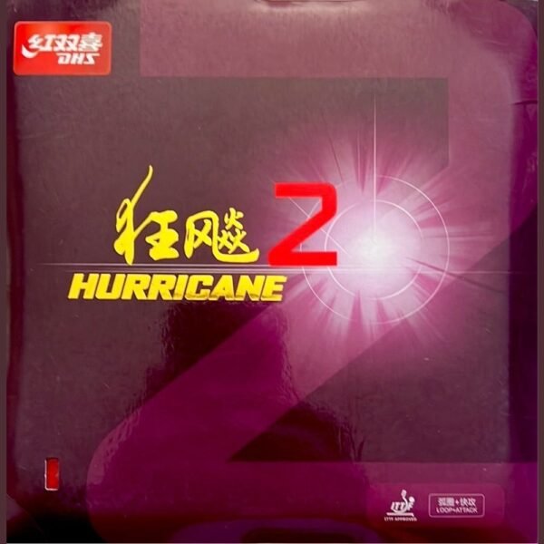 DHS-Hurricane-2-Pips-In-Rubber-With-Sponge-Table-T-2.jpg DHS Hurricane2 Pips-In Rubber With Sponge Table Tennis Rubber