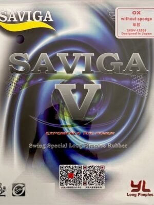 Dawei National SAVIGA V Long Pipe-out Table Tennis Rubber Without Sponge