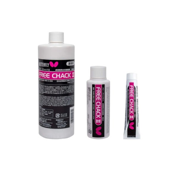 BUTTERFLY FREE CHACK ?  GLUE,20ml,100ml,500ml,For Table Tennis Rubber