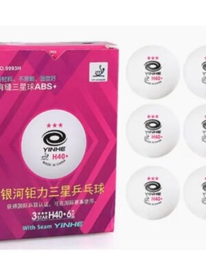 YINHE 3 Star H40+ Table Tennis Ball 9993H (Pink) With Seam ITTF Approved